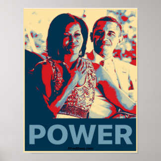 Affiche Michelle et Barack Obama
