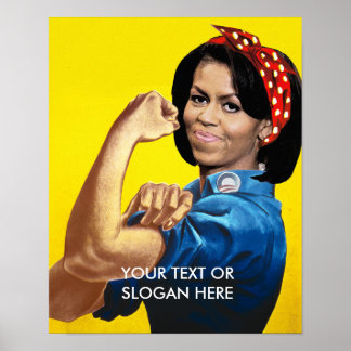 AFFICHE MICHELLE LE RIVETER