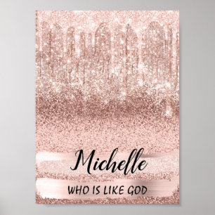 Affiche Michelle Name Meaning Birthday 16th Bridal Rose