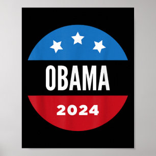 Affiche Michelle Obama 2024 _ Obama 2024 Président Libéral