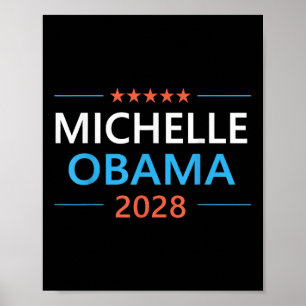Affiche Michelle Obama 2028 Pour L'Élection Du Président D