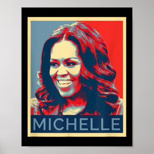 Affiche Michelle Obama Black Women Mois de l'histoire des 