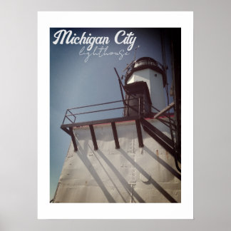 Affiche Michigan City dans le phare