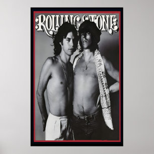 Affiche Mick Jagger Kieth Richards 1975 Rolling Stone
