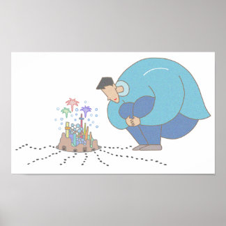 Affiche Microcosme à vos pieds.