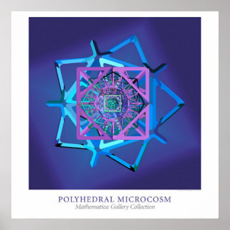Affiche Microcosme polyédrique