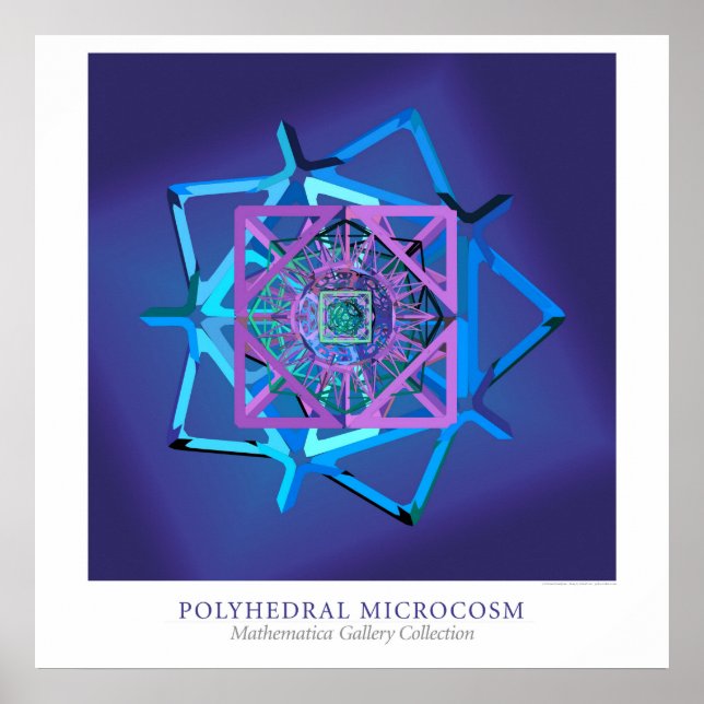 Affiche Microcosme polyédrique (Devant)