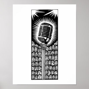 Affiche Microphone n° 1