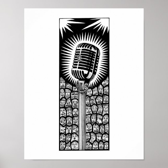 Affiche Microphone n° 1 (Devant)