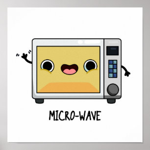 Affiche Microwave Funny Pun