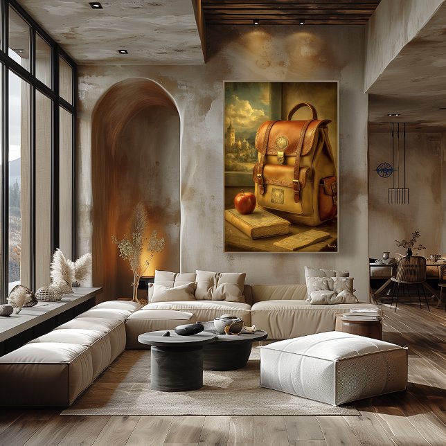 Affiche Mid-Century Retro Education Art – Timeless Journey (Créateur téléchargé)