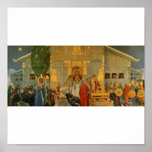 Affiche midvinterblot-carl-larsson