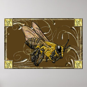 Affiche Miel Bee