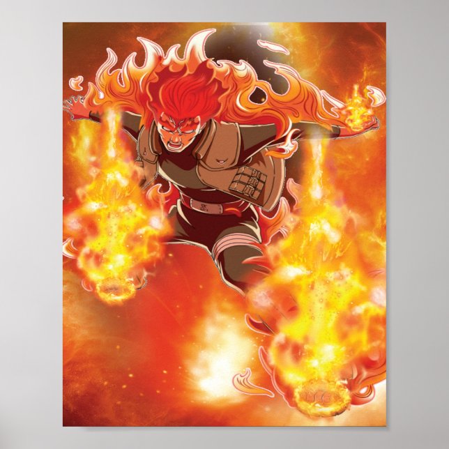 Affiche Might Guy 8th Gate (Devant)