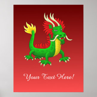 Affiche Mighty Chinese Azure Dragon