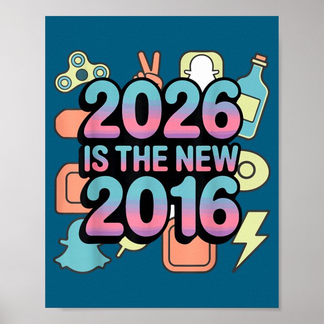 Affiche Mignon 2026 Nouveau 2016 Rétro Nostalgie (Devant)