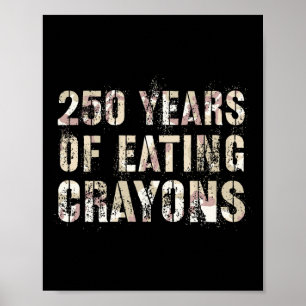 Affiche Mignon 250 ans de consommation de crayons Équipe d