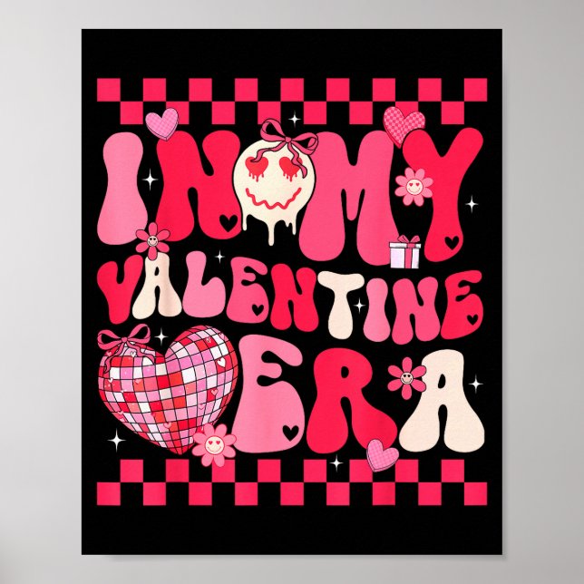 Affiche Mignon à mon ère de la Saint-Valentin Filles Enfan (Devant)