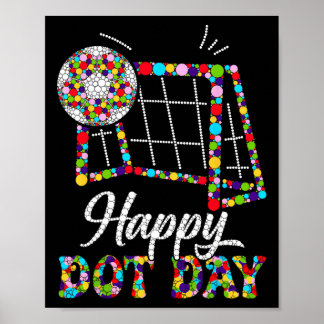 Affiche Mignon étudiant en art aux pois pour le jour des p