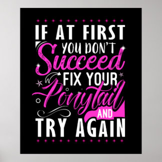 Affiche mignon inspiration succès mot art affaires