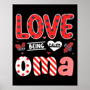 Affiche Mignon Je Suis Ravie D'être Appelée Oma Ladybug Jo