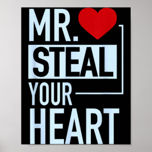 Affiche Mignon M. Voler Votre Cœur Saint-Valentin