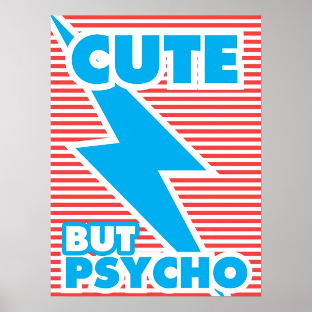 Affiche Mignon Mais Psycho (Devant)