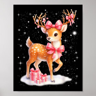 Affiche Mignon Rudolph Nk Coquette Pyjama Noël Xmas Gi