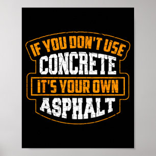 Affiche Mignon si vous n'utilisez pas de béton c'est votre