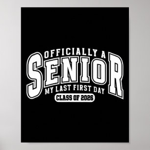 Affiche Mignon un senior mon dernier premier jour Cl de 20