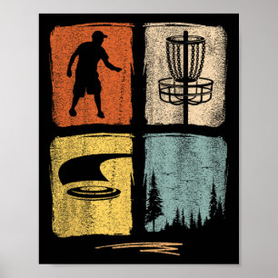 Affiche Mignon Vintage Rétro Disc Golf Drôle Où est le Ven