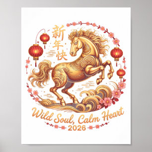 Affiche Mignonne 2026 Dame Crazy Horse Âme Sauvage Cœur Ca