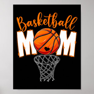 Affiche Mignonne Basketball Maman Maman Fête des Mères De