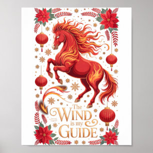 Affiche Mignonne Dame Cheval 2026 Vent Mon Guide Cavalier