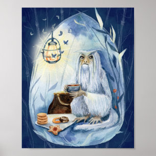 Affiche Mignonne fantastique lunatique
