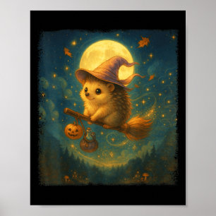 Affiche Mignonne Halloween Halloween Balade De Chambre Ave