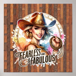 Affiche Mignonne intrépide Western fabuleux