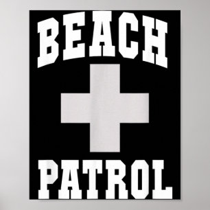 Affiche Mignonne patrouille de plage Emt Ems S nage dispat