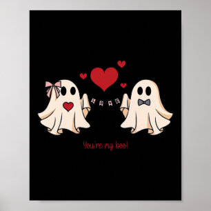 Affiche Mignonne Vous êtes Mon Boo Ghost Mignonnes Valenti