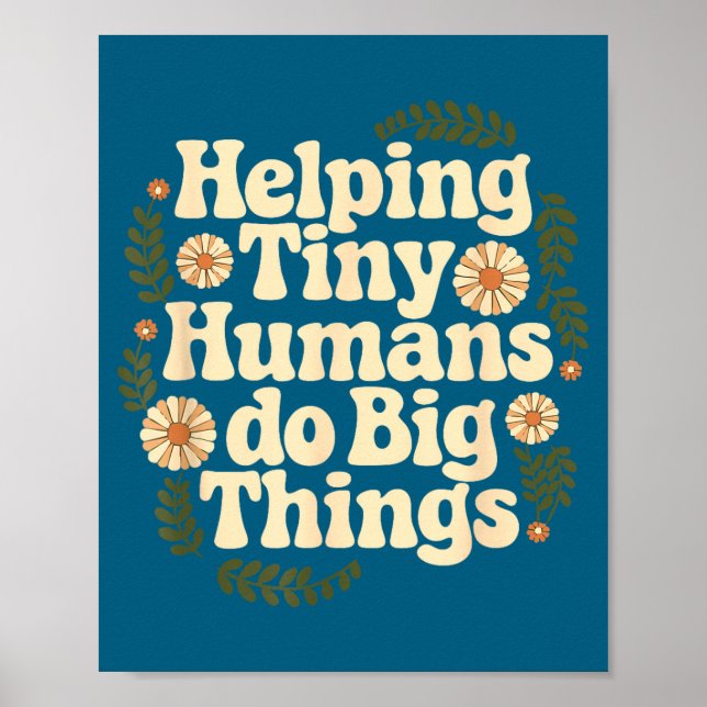 Affiche Mignons Groovy Aidant Petits Humains Grands (Devant)