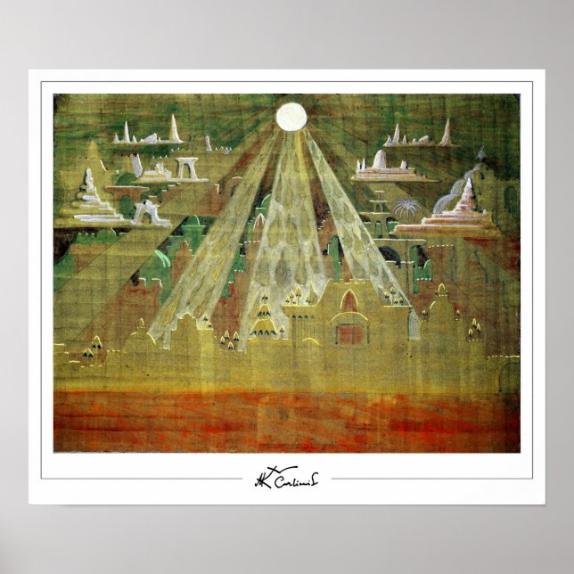 Affiche Mikalojus Konstantinas Ciurlionis Zedign Art Post. (Devant)