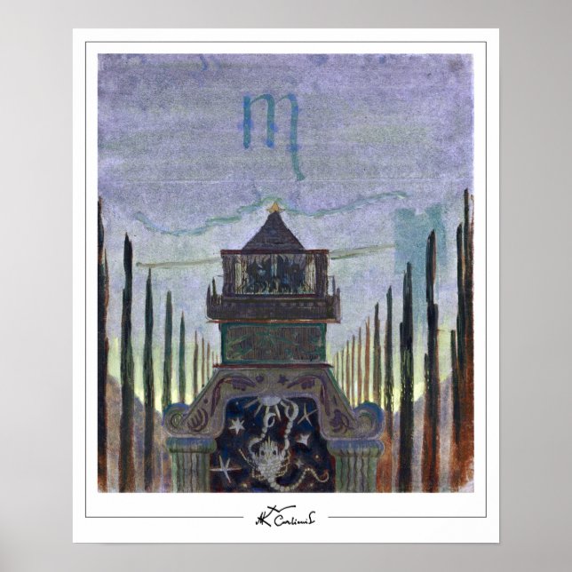 Affiche Mikalojus Konstantinas Ciurlionis Zedign Art Post. (Devant)