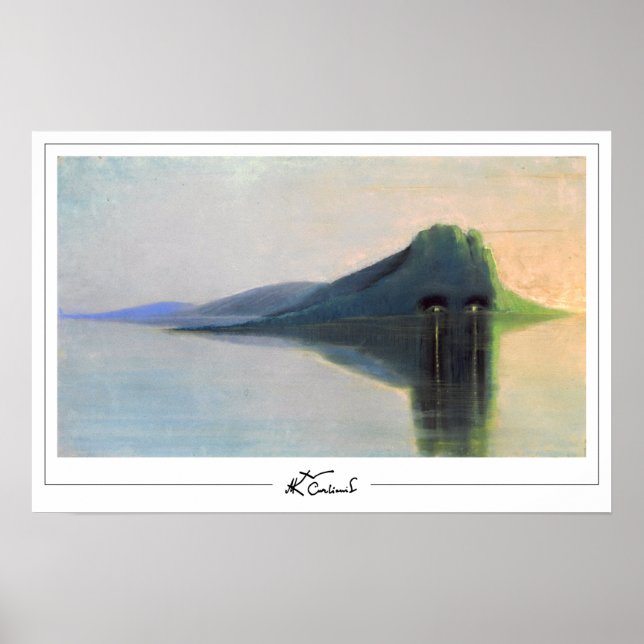 Affiche Mikalojus Konstantinas Ciurlionis Zedign Art Post. (Devant)