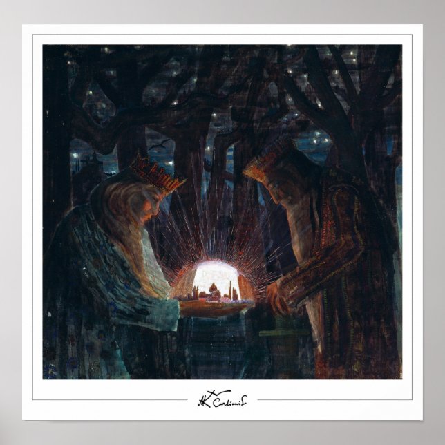 Affiche Mikalojus Konstantinas Ciurlionis Zedign Art Post. (Devant)