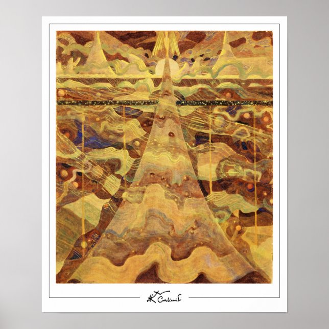 Affiche Mikalojus Konstantinas Ciurlionis Zedign Art Post. (Devant)