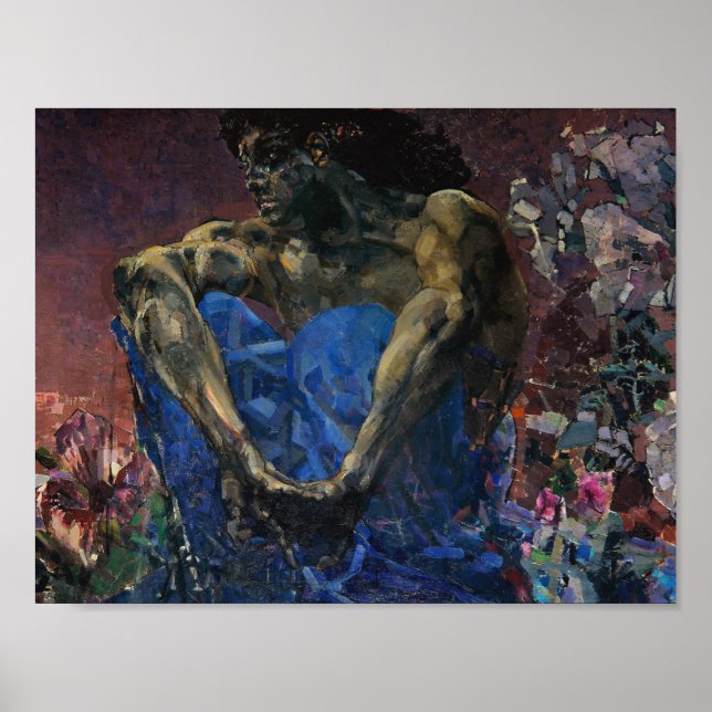 Affiche Mikhail Vrubel - Demon (Devant)