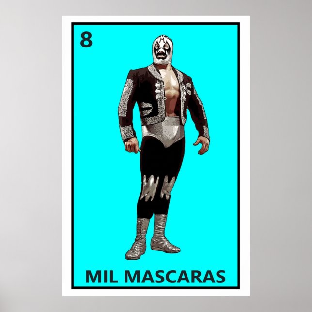 Affiche Mil Mascaras (Devant)