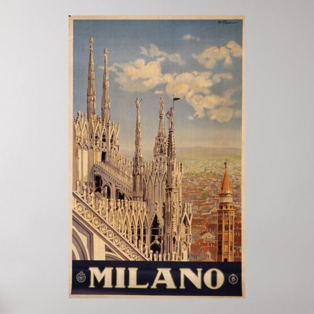 Affiche Milan (Devant)