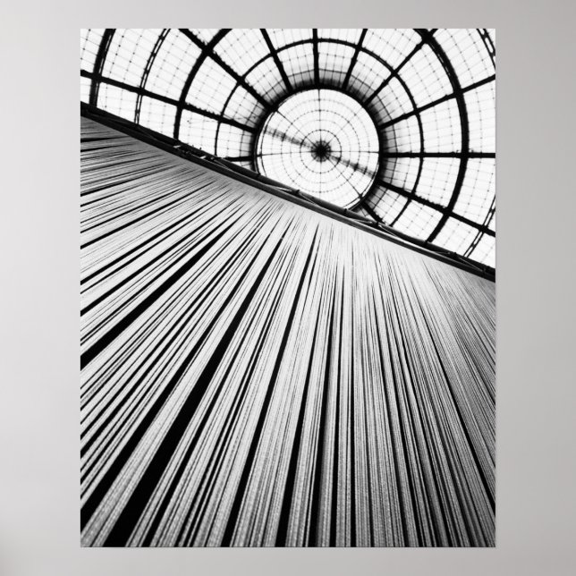 Affiche Milan Italie, Présentation à la Galerie (Devant)