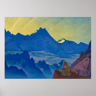 Affiche Milarepa, celui qui a harcelé par Nicholas Roerich